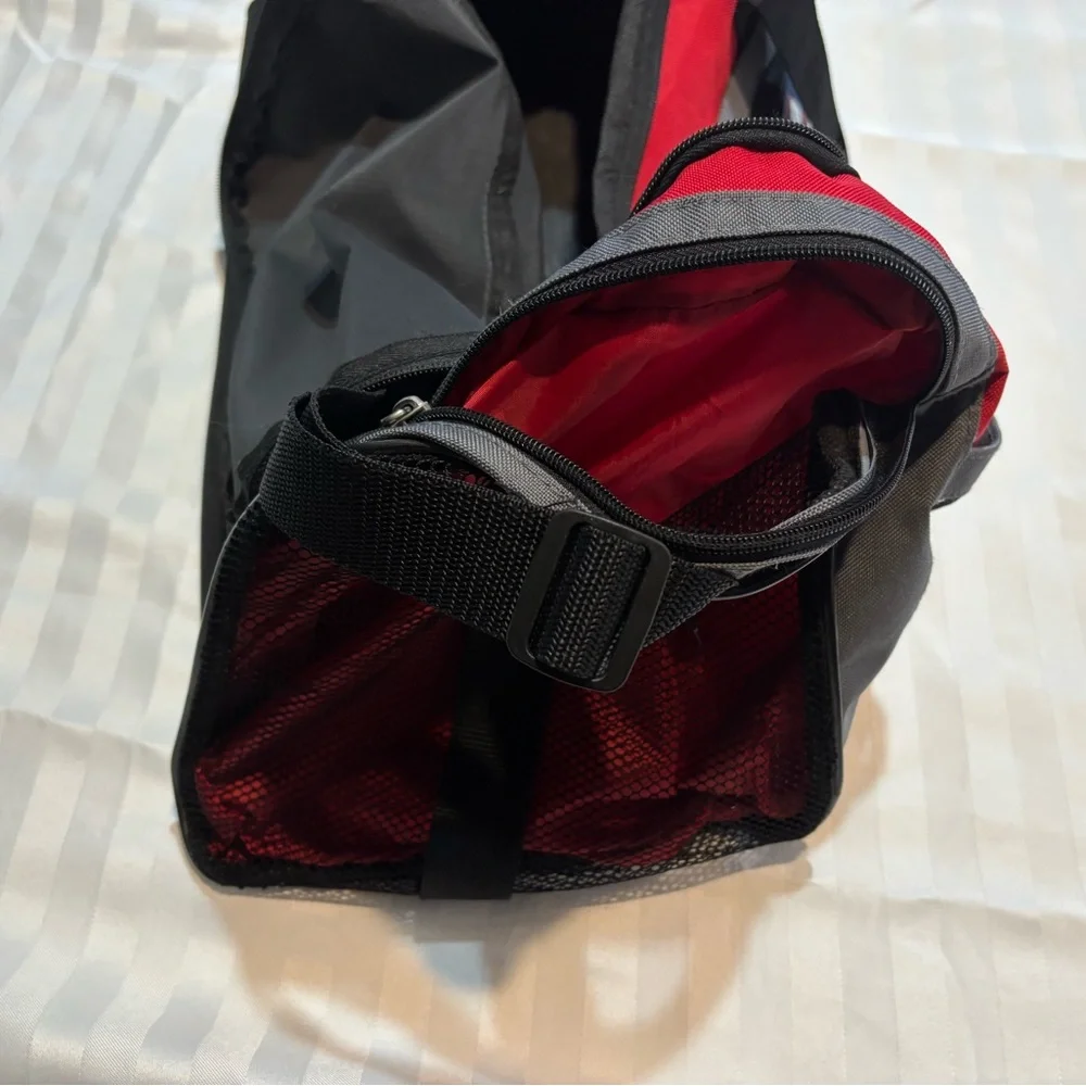 Gemline Carry-On Bag With Upside Down Glittered American Flag (Good Condition)